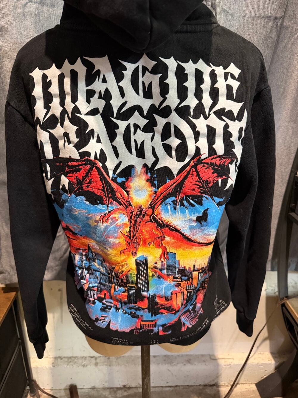 Imagine Dragons Mercury Acts 1 & 2 Hoodie – Black – Graphic Band Merch – Size S